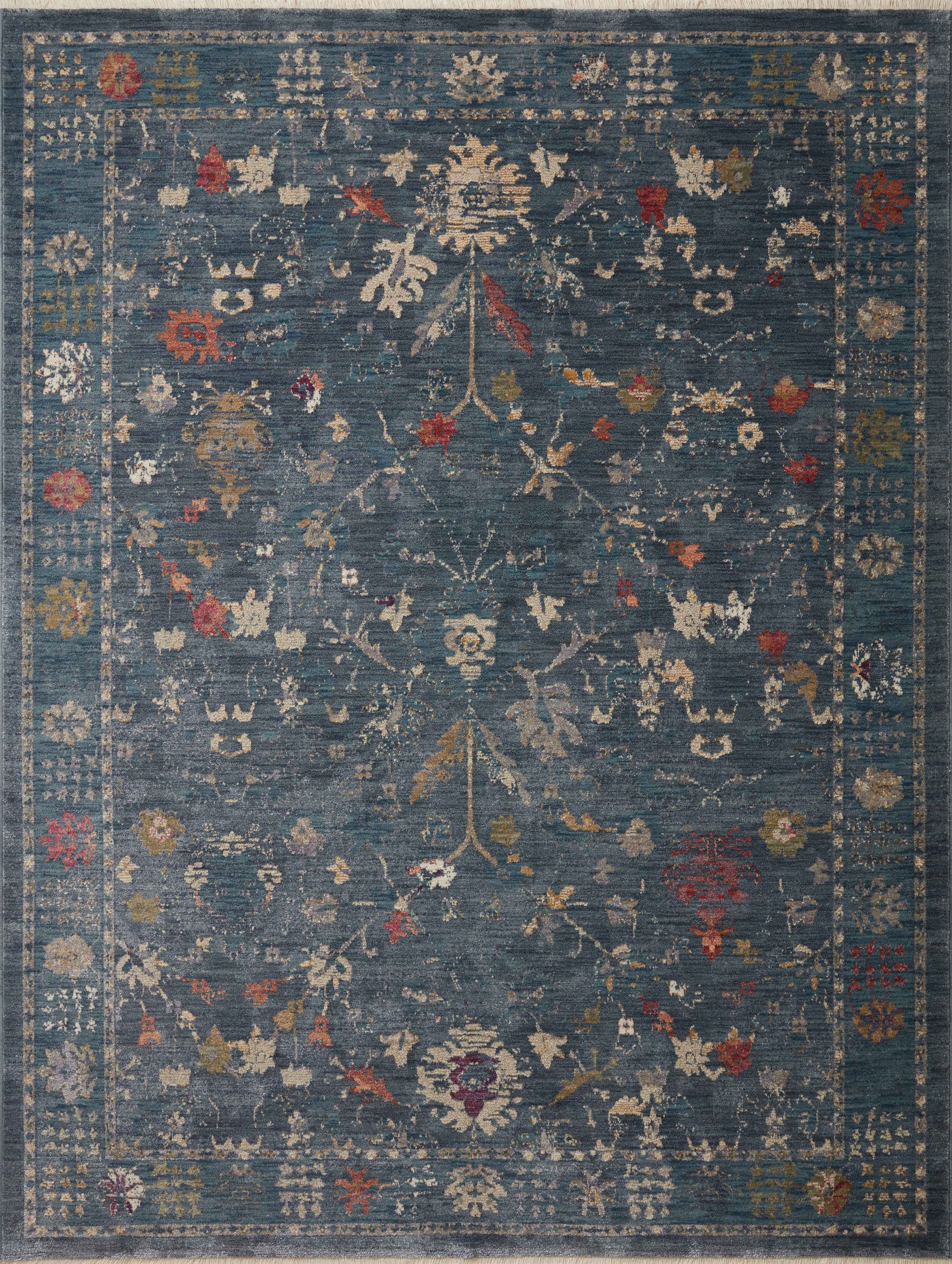 Loloi Rugs Giada Collection Rug in Denim, Multi - 11'6
