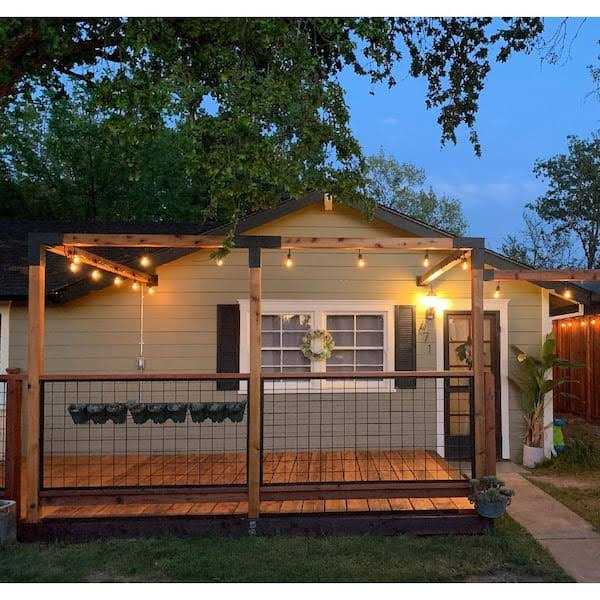 Wild Hog 36 in. x Black Metal Railing Panel - Inhomebuy