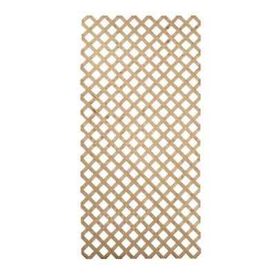 ProWood Lattice Panel 48 W x 96 L Brown Wood - Inhomebuy