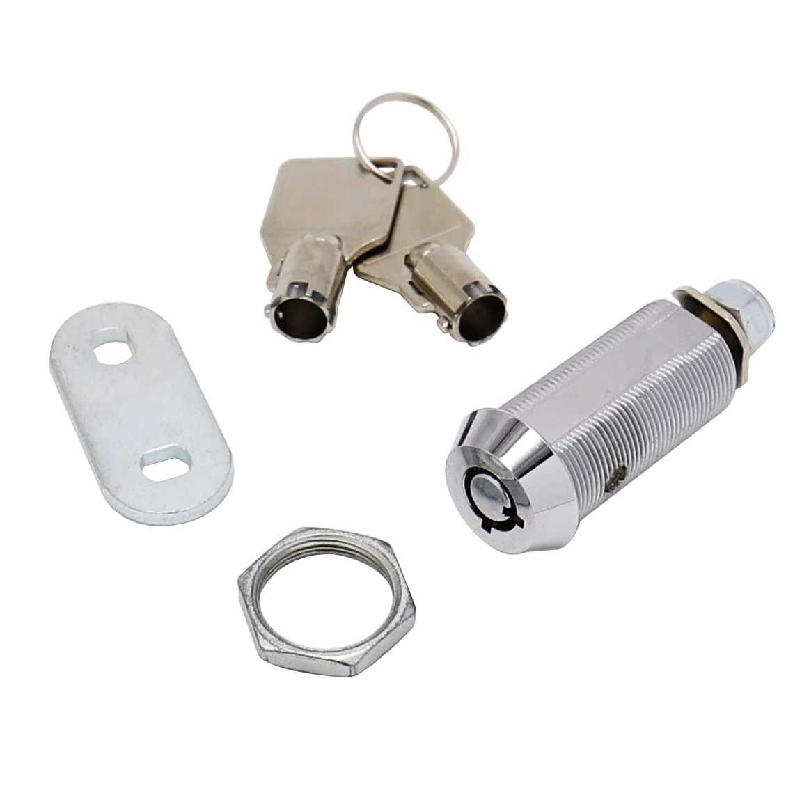 Kingsley Tubular Cam Lock Cylinder-Chrome Finish Keyed Alike - Inhomebuy