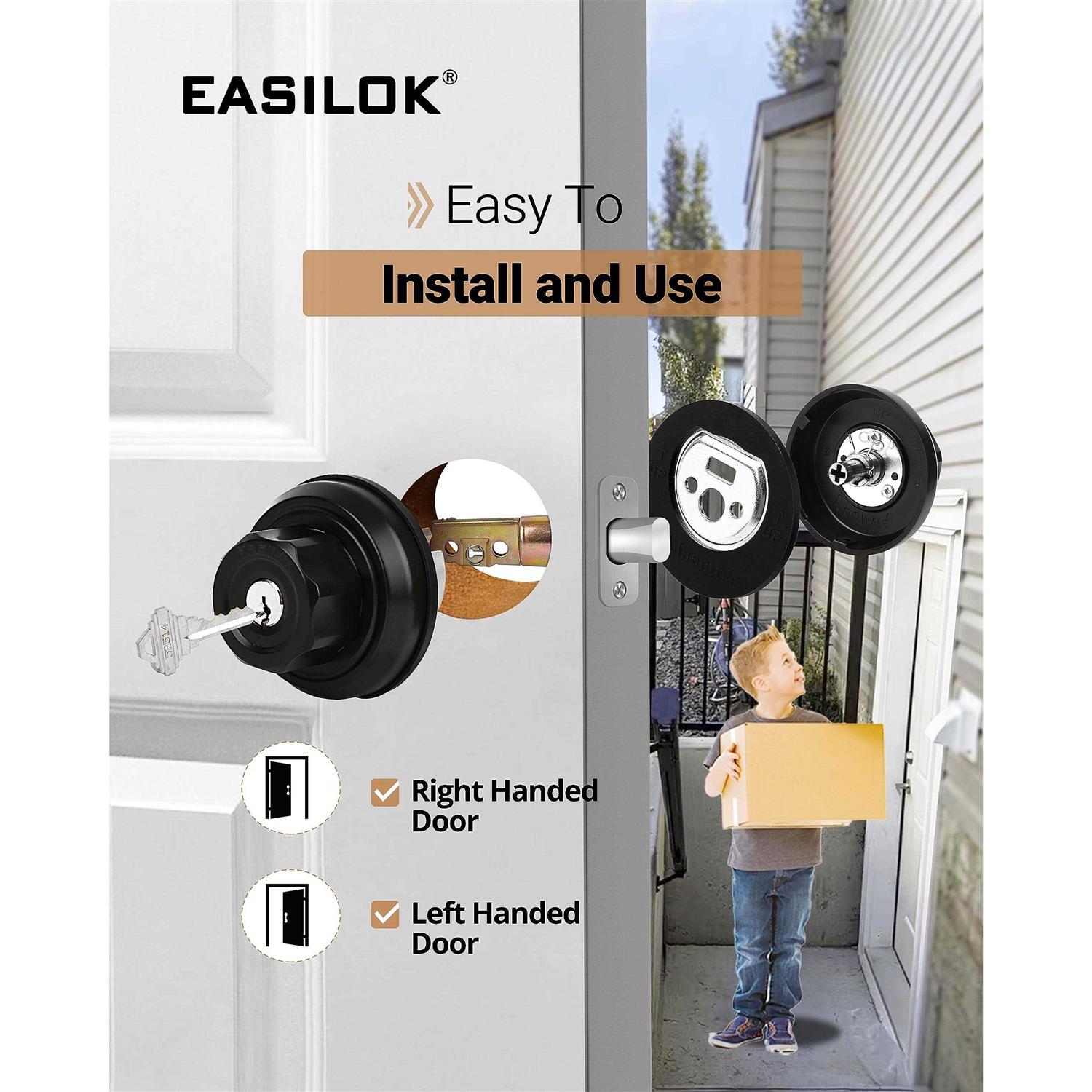 Easelife Stainless Steel Double Sliding Barn Door Hardware Track Kit,Heavy Duty,Anti-rust Anti-Corrosion,Slide Smoothly Quietly,Easy Install - Inhomebuy