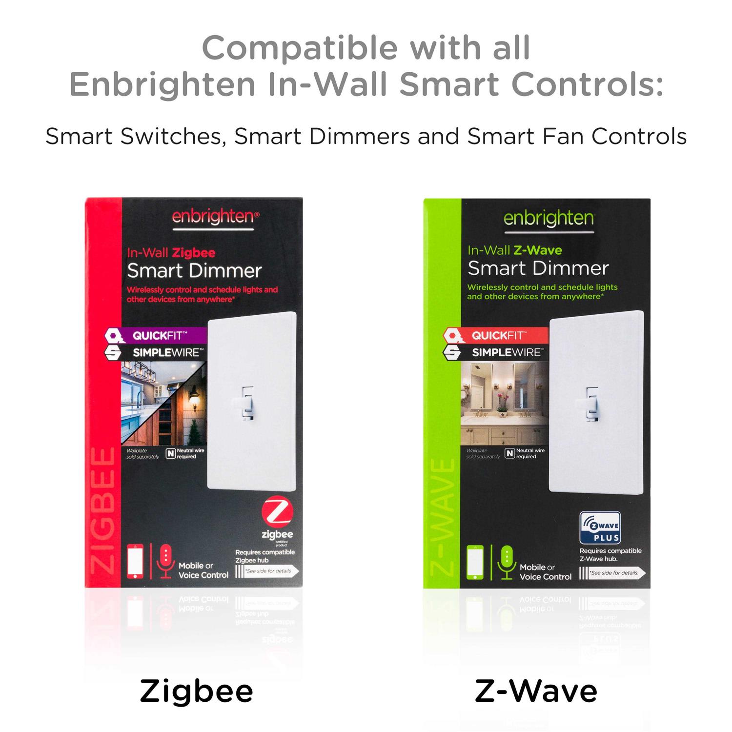 Enbrighten Add-On Switch QuickFit and SimpleWire - Inhomebuy