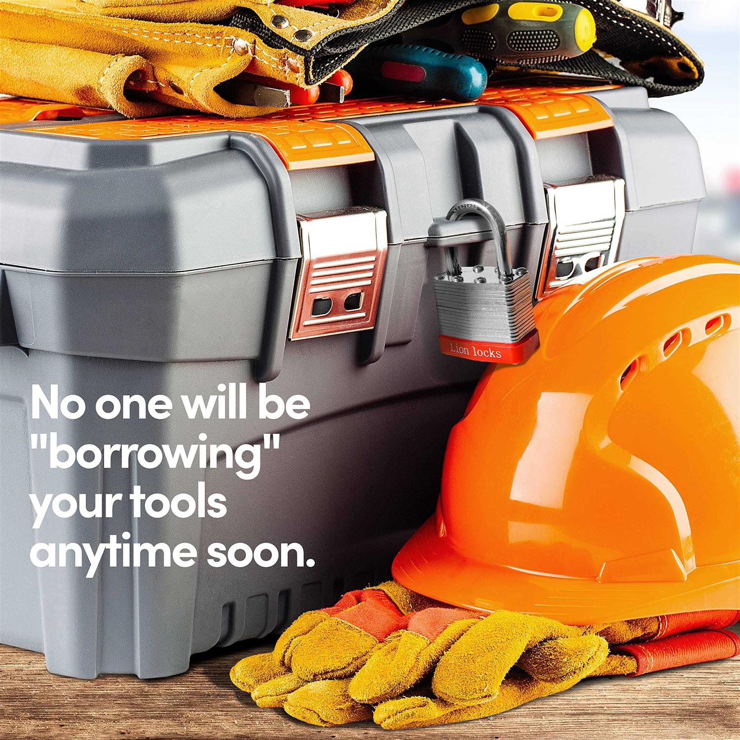 Lion Locks 12 Keyed-Alike Padlocks w/ 1.25” Shackle Keys - Inhomebuy