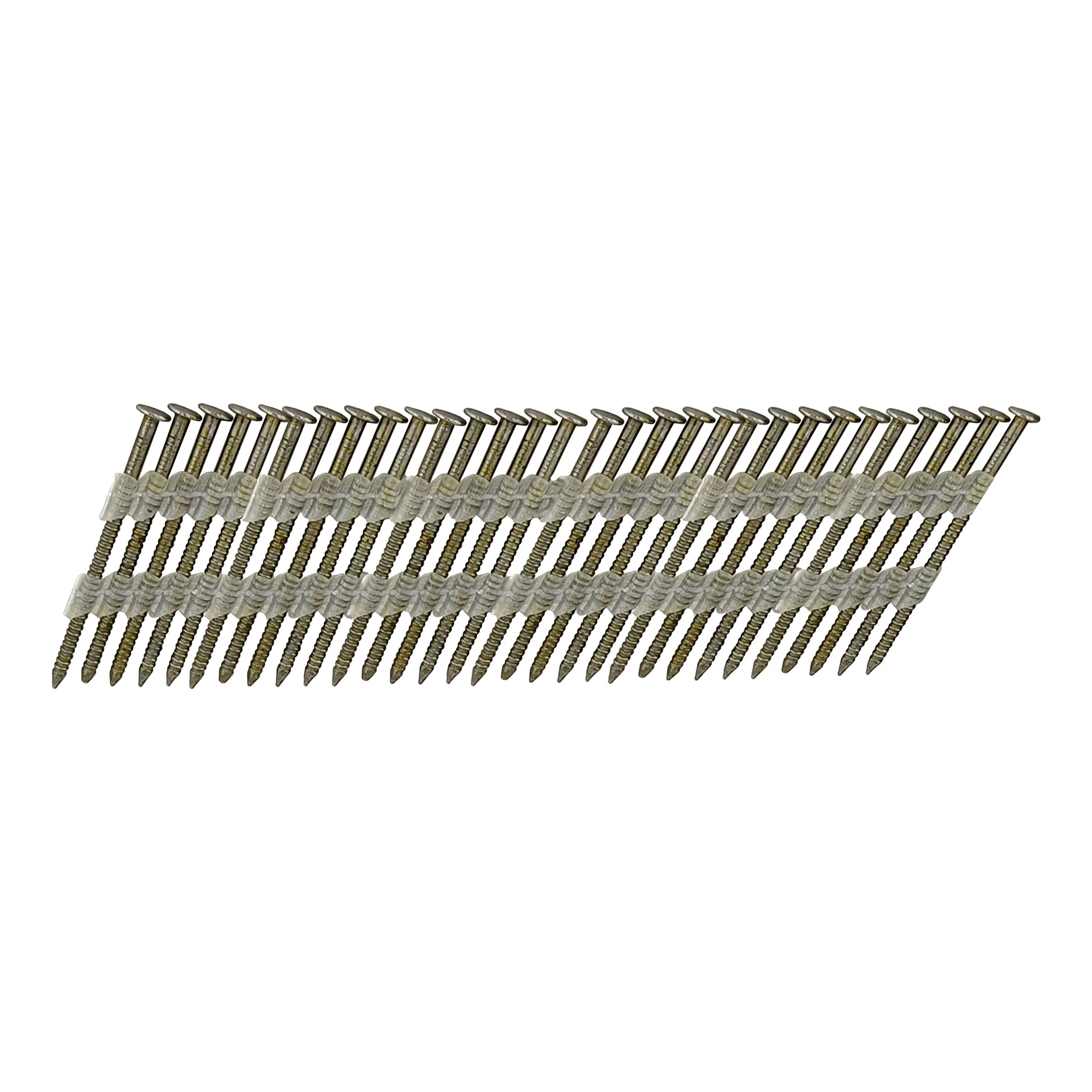 Hyper Tough 3 in. x 0.120 in. 21-Degree Brite Smooth Shank Plastic Collated Framing Nail (1000-Count) - Inhomebuy
