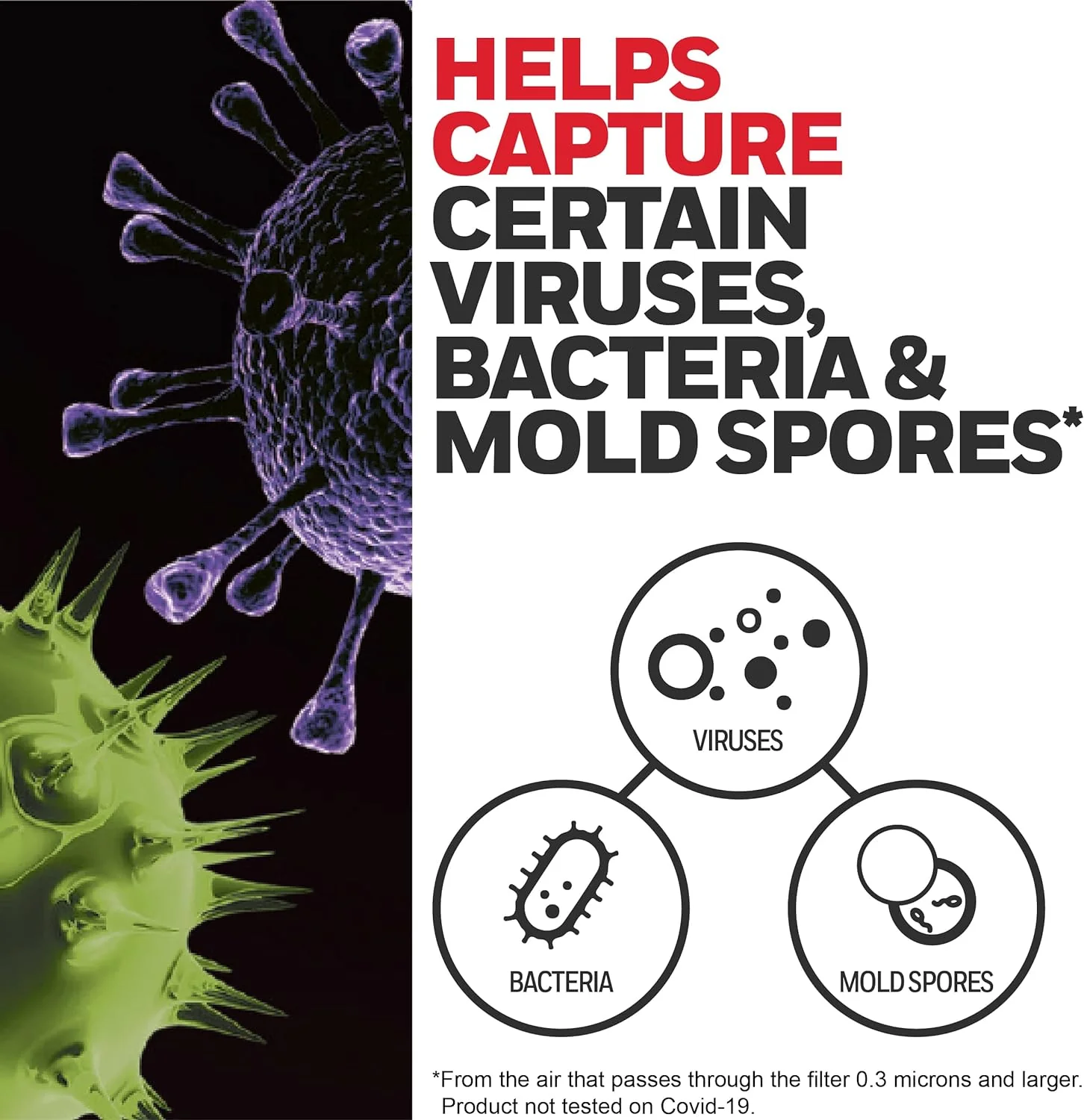 Honeywell Air Purifier |HPA104C| 155sq.ft, timer, HEPA - Inhomebuy