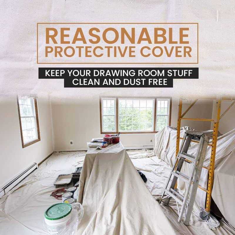 Zuperia Canvas Drop Cloth for Painting Pure Cotton Painters Drop Cloth for Painting - Inhomebuy