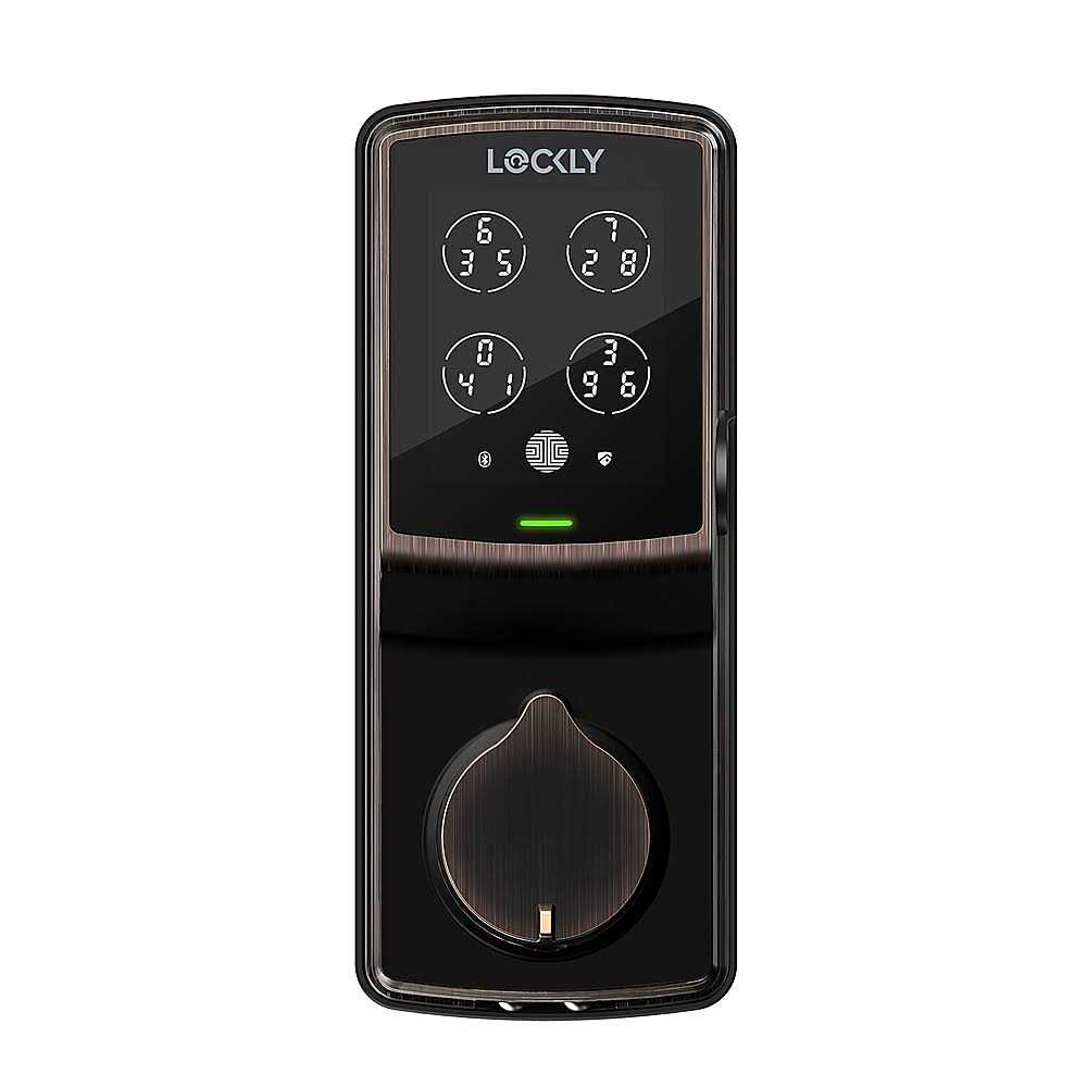 Lockly Secure Plus Digital Keypad Biometric Smart Deadbolt Door Lock - Inhomebuy