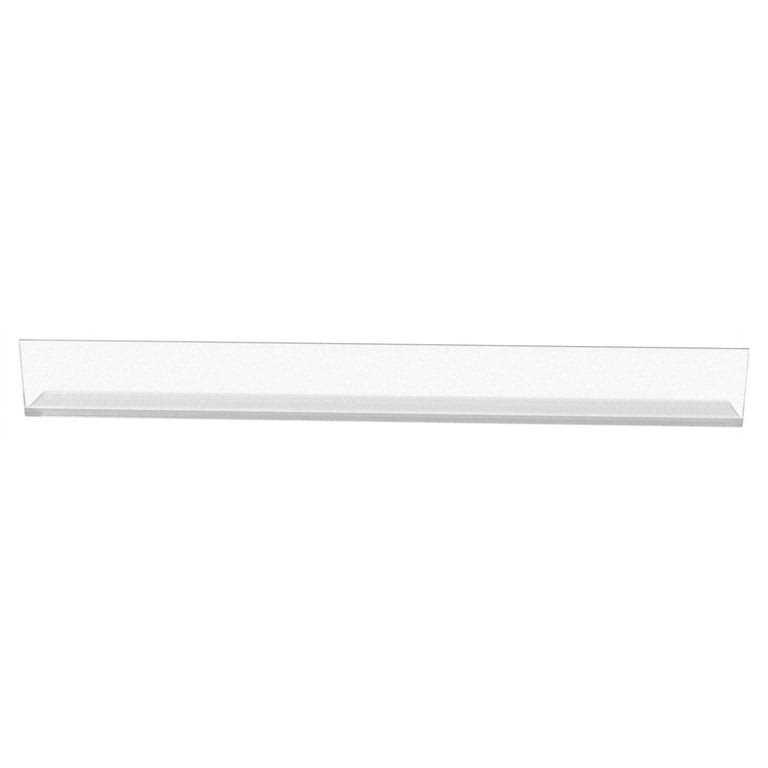 CRL Matte Black 3/8 Fixed Panel Shower Door Deep U-Channel SDCD38MBL - Inhomebuy
