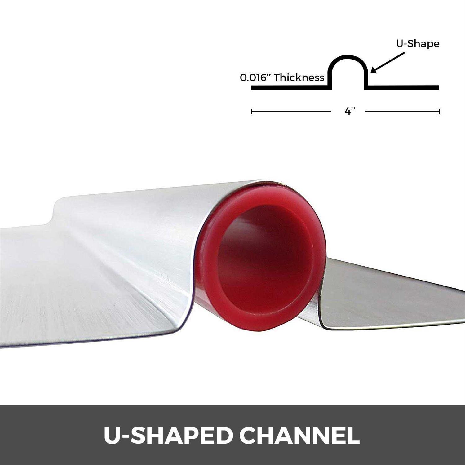 VEVOR PEX Heat Transfer Plates Radiant Heat Transfer Plates 4 ft Aluminum 12 inch - Inhomebuy