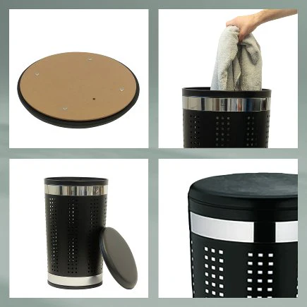 Seat Laundry Box Sevilla Black - Inhomebuy