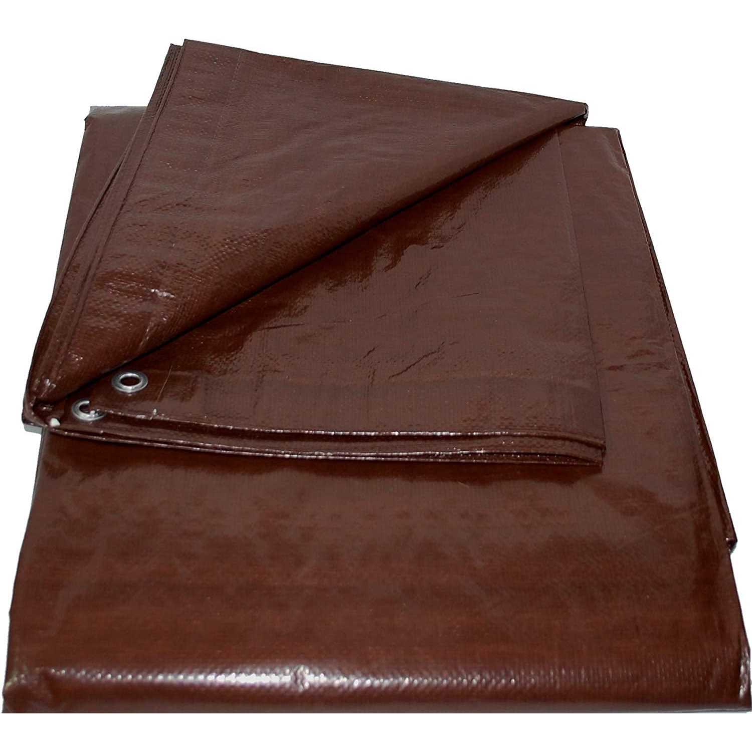 Onestock Black/Brown Reversible Tarp Heavy-Duty - Inhomebuy