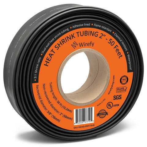 Wirefy Heat Shrink Tubing 3:1 Ratio - Inhomebuy