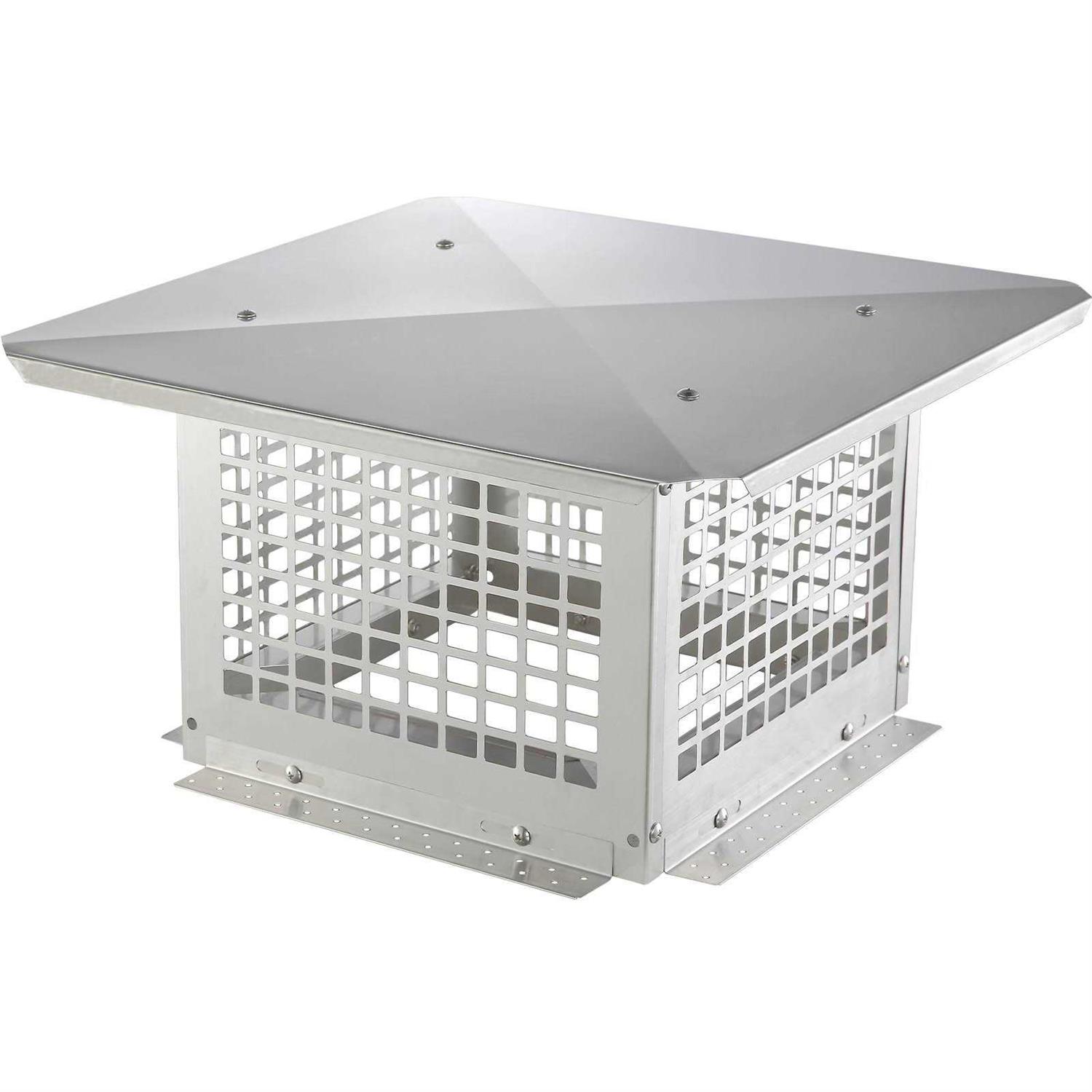 VEVOR Chimney Cap Flue Caps 304 Stainless Steel Fireplace Chimney Cover - Inhomebuy
