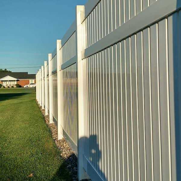Weatherables 4 in. x 4 in. White Vinyl Ball Post Cap - Inhomebuy