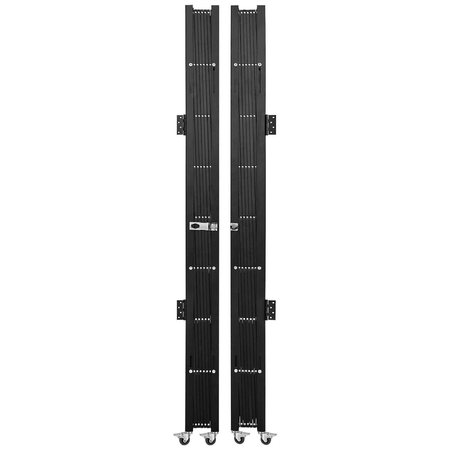 VEVOR Double Folding Security Gate H x Folding Door Gate - Inhomebuy