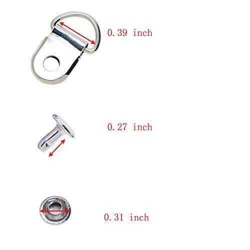 Onlykxy 50 Pieces Shoe Boot Lace Hooks - Inhomebuy