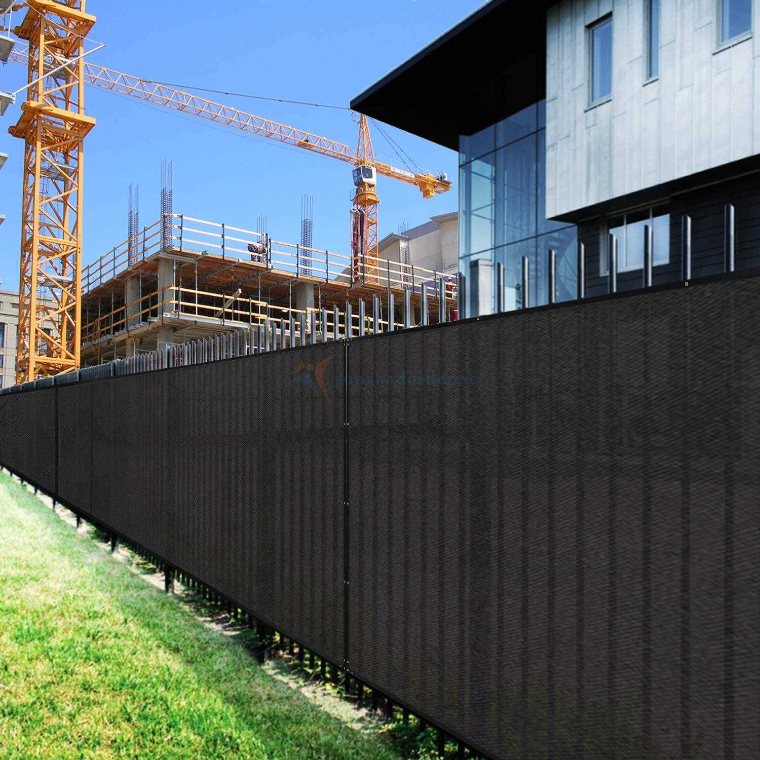 Tang Sunshades Depot Fence Privacy Screen Heavy Duty Commercial Windscreen Residential Fence Netting Fence Cover - Inhomebuy