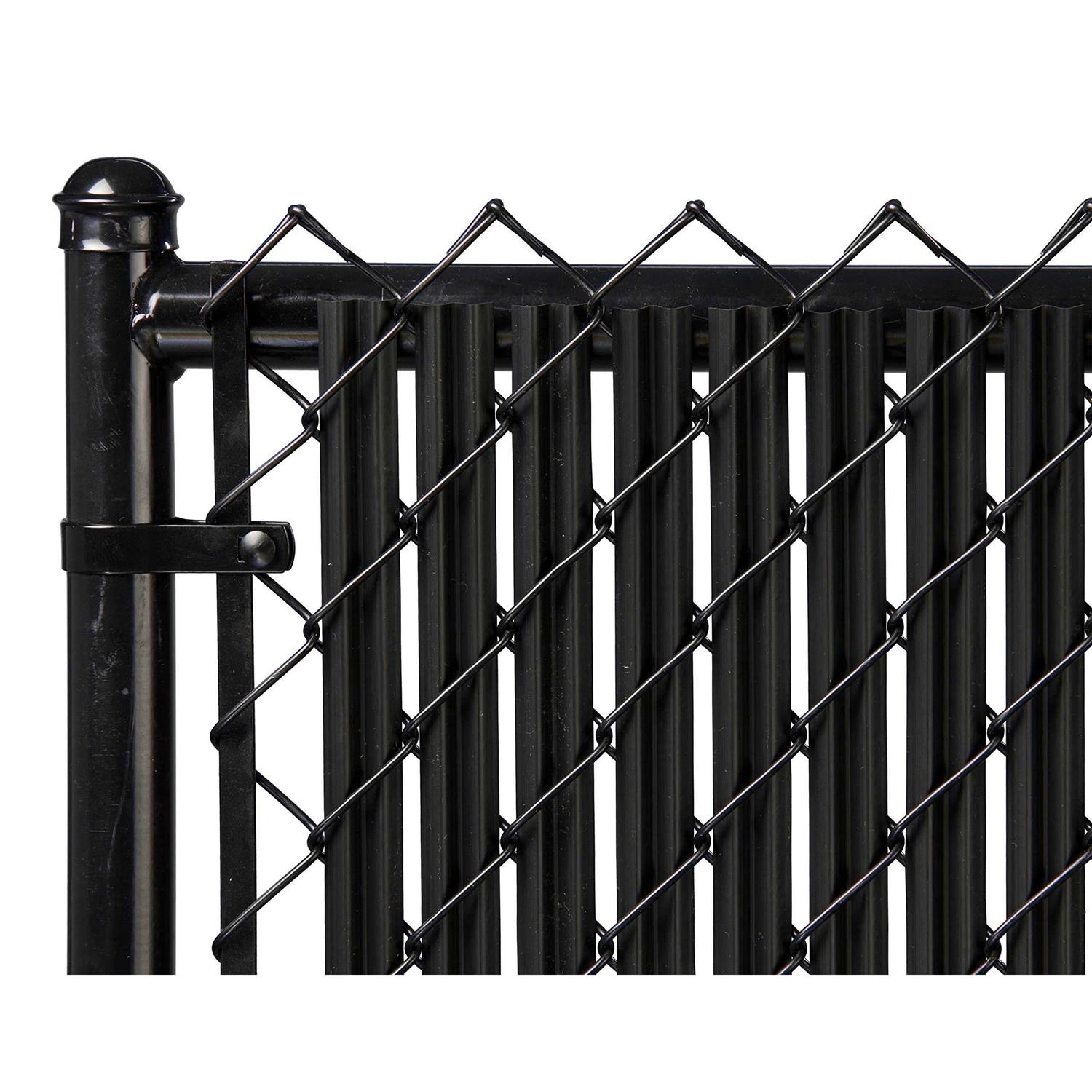 Made In America Ridged Slats Slat Depot Single Wall Bottom Locking Privacy Slat For 3 4 5 6 7 And 8 Chain Link Fence - Inhomebuy