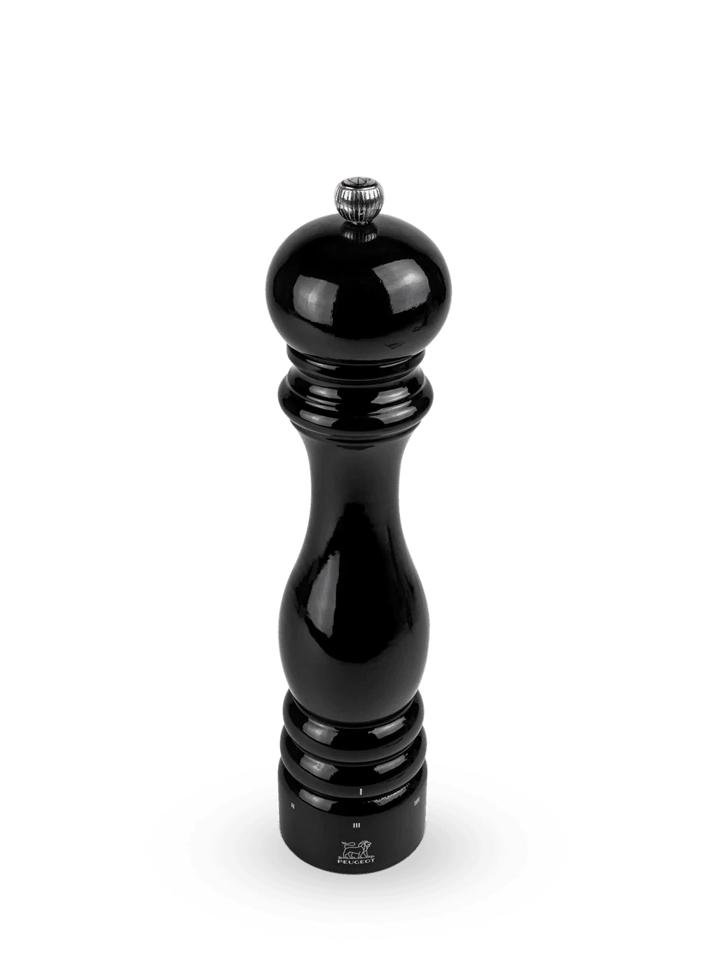 Peugeot Paris u'Select Pepper Mill in Wood Black Lacquered 27 cm - 11in - Inhomebuy