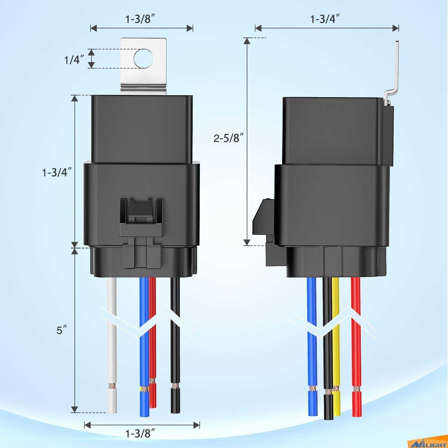 Nilight 2Pin Way 16AWG Waterproof Wire 1.5mm Series Terminal Connector-10 Pack - Inhomebuy