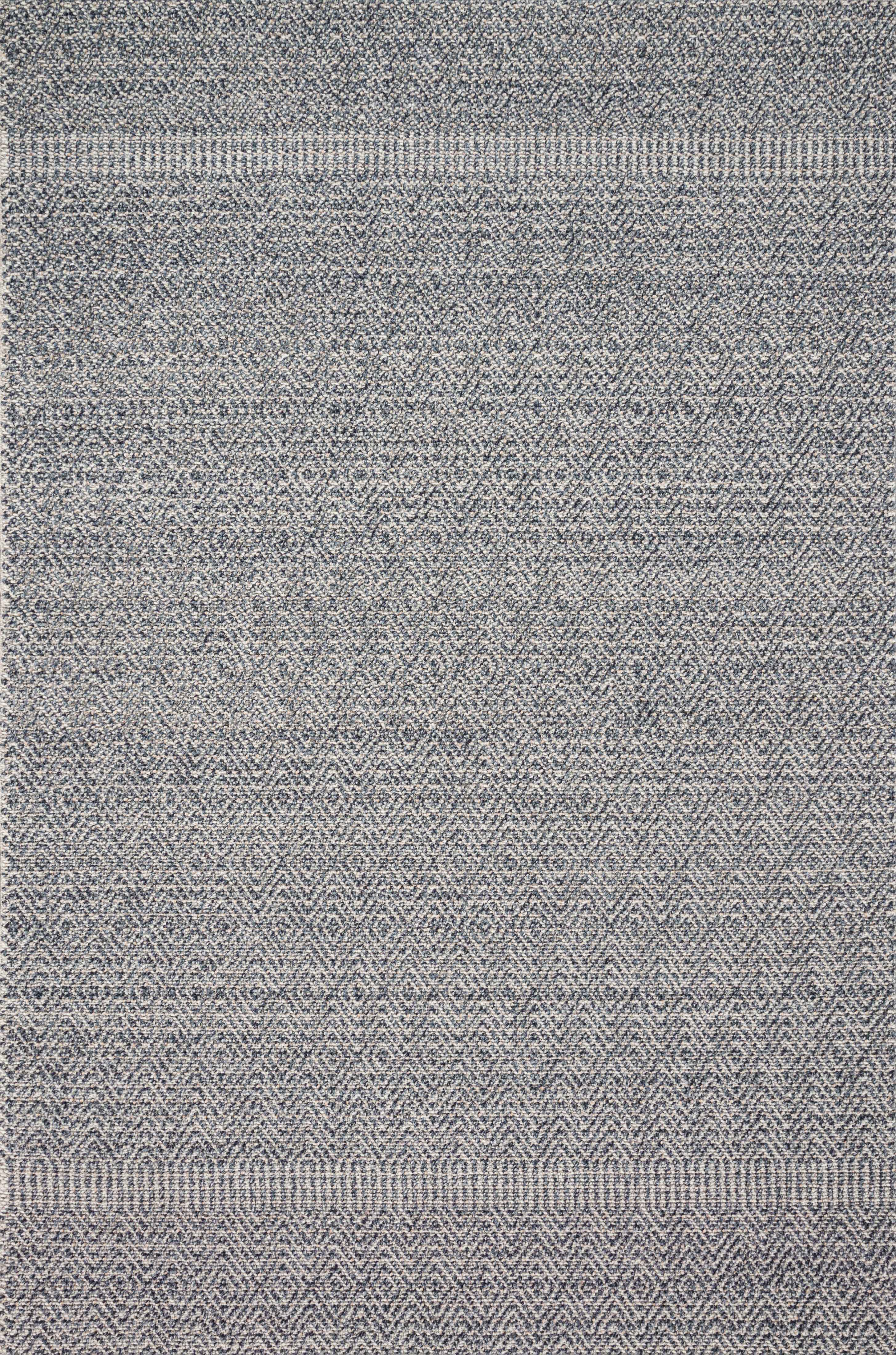 Loloi Rugs Cole Collection Rug in Denim, Grey - 7'10