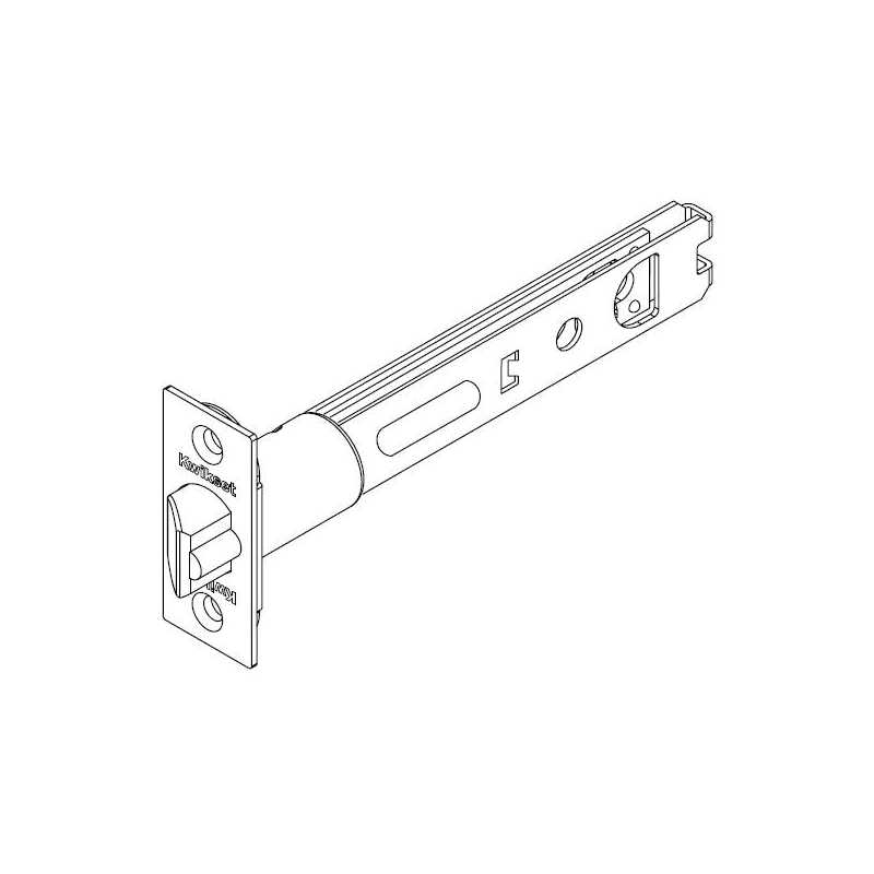 Kwikset 3014 US3 Brass Entry Deadlatch - Inhomebuy