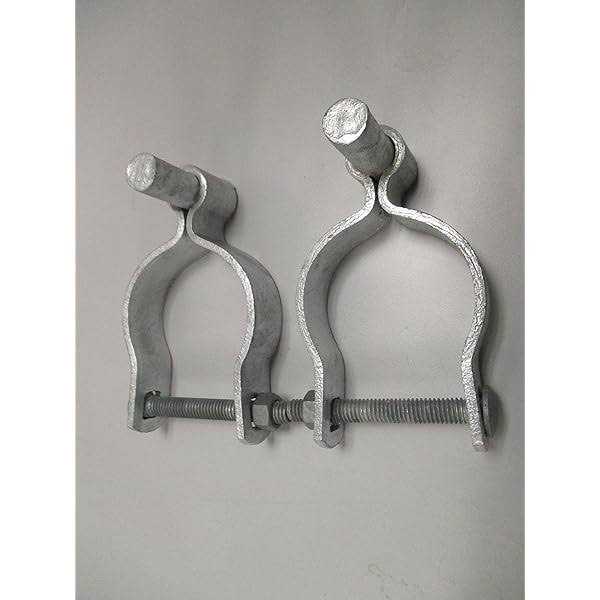 Pressed Steel Chain Link Fence Post Hinge w/Bolt - Inhomebuy