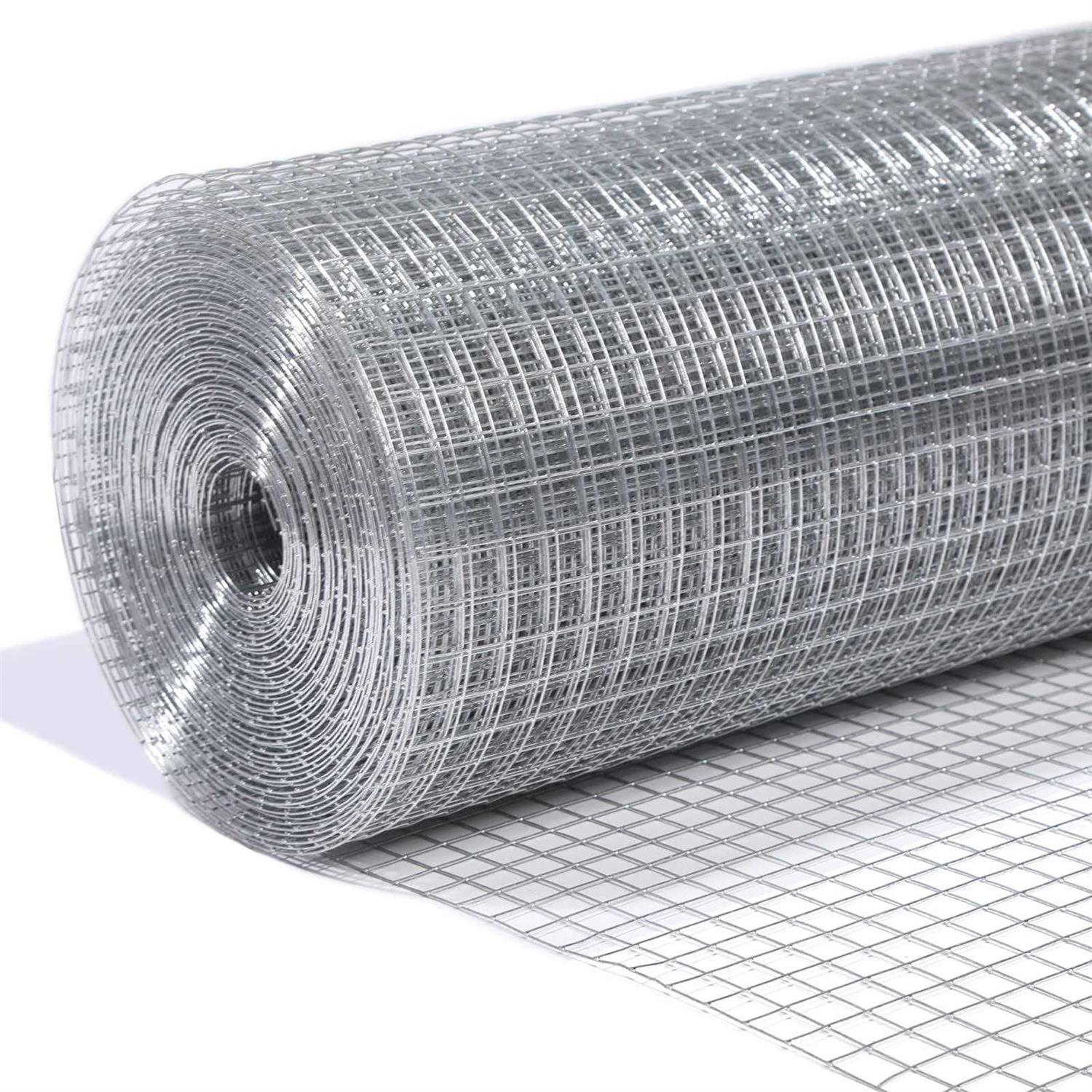 LAN JIA 1/4 Hardware Cloth 36inch x 50foot 23 Gauge Hot Dip Galvanized After Welding Chicken Wire Mesh Roll Galvanized Wire Mesh Roll Garden Fencing - Inhomebuy
