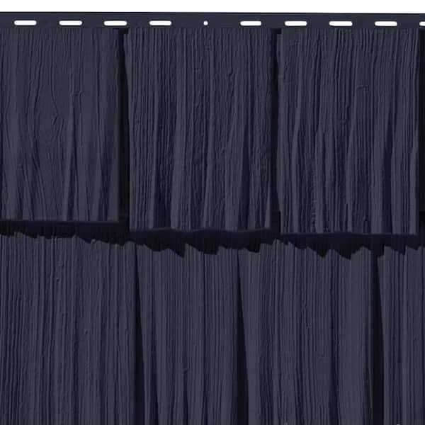 Novik Shake HS 18.75 in. x 48.38 in. Hand-Split Shake 49.36 Sq. ft. per Box Plastic Shake Vinyl Siding - Inhomebuy