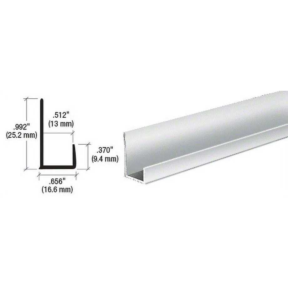 Crl Clear Polycarbonate Wipe with Pile Weatherstrip CW12 - Inhomebuy