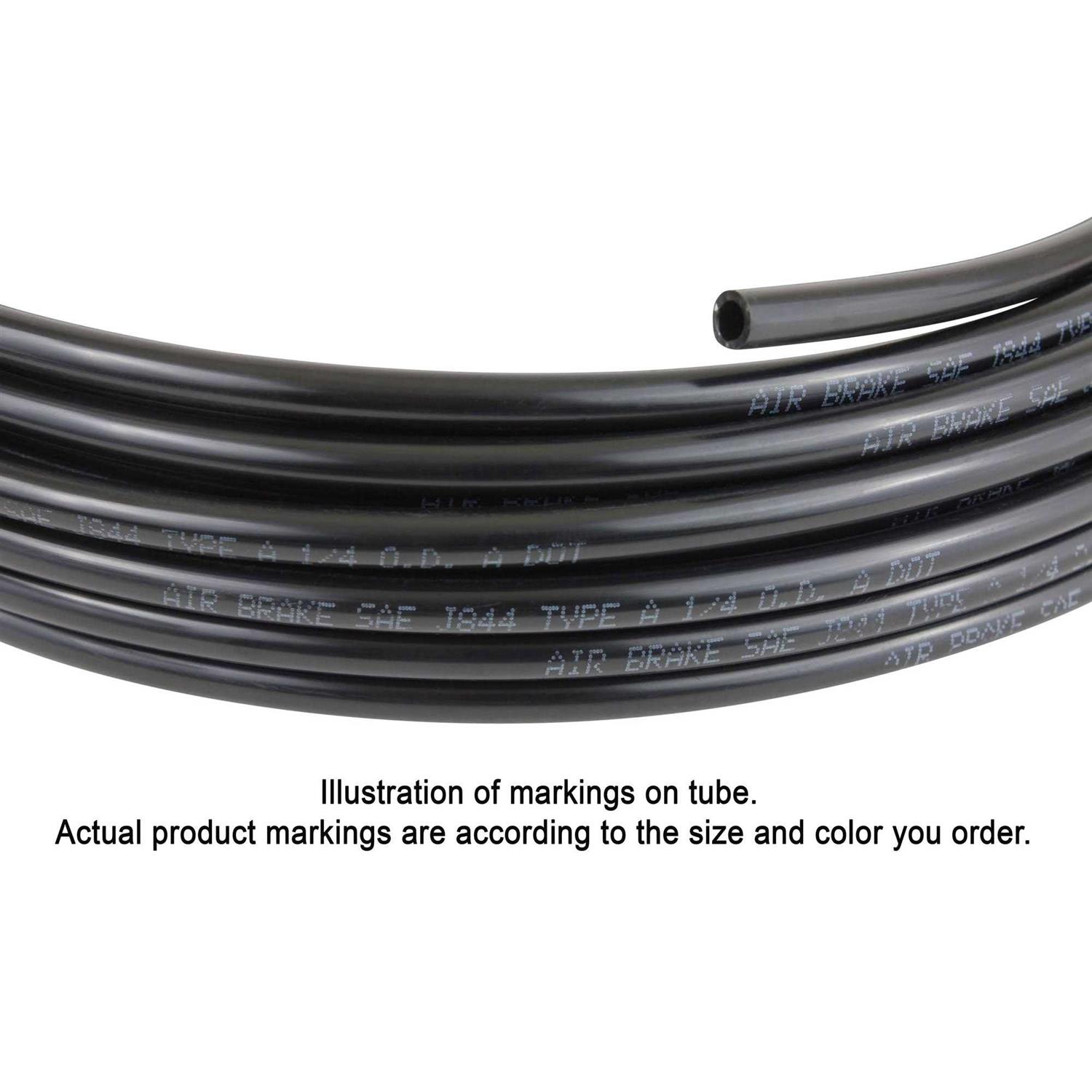 Mytee Products OD x 100′ SAE J844 Nylon Air Brake Tubing DOT Approved - Inhomebuy