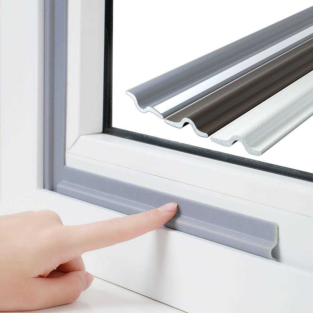 cuysfead 118 Inch Window Draft Stopper Foam Seal Strip Self Adhesive, Window Insulation and Door Side Weather Stripping Soundproof - Inhomebuy