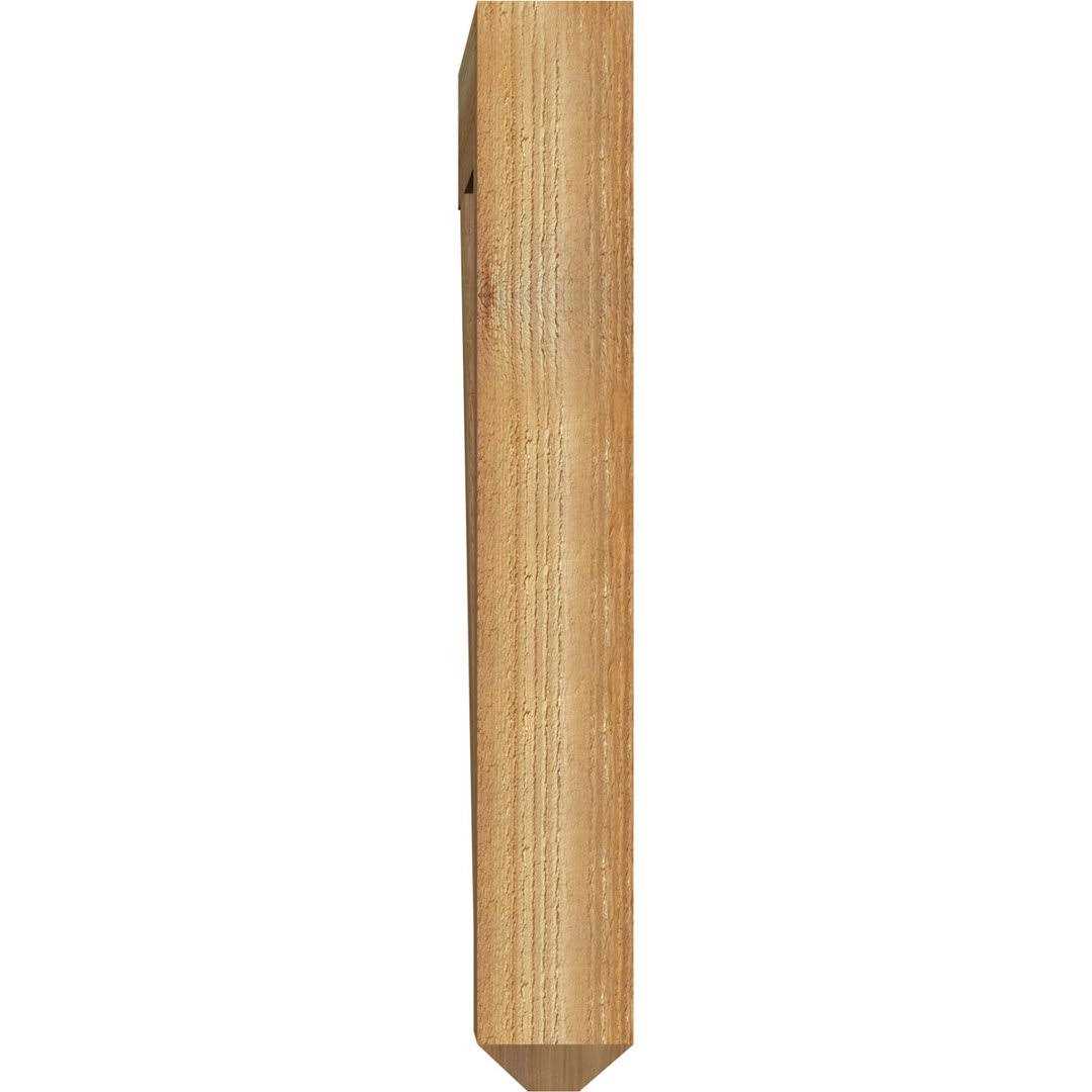 Ekena Millwork 4W x Traditional Rough Sawn Knee Brace BRC - Inhomebuy