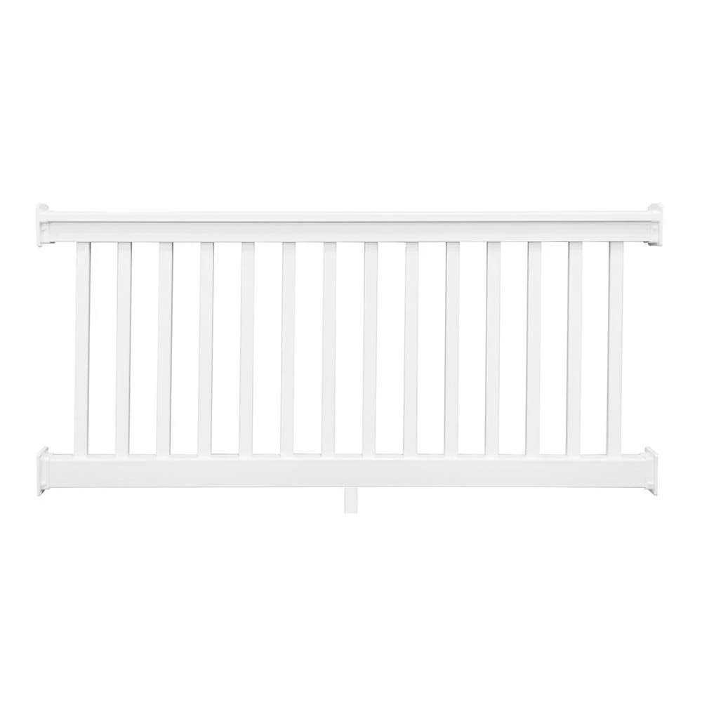 Weatherables 3.5 ft. H x White Vinyl Railing Kit - Inhomebuy