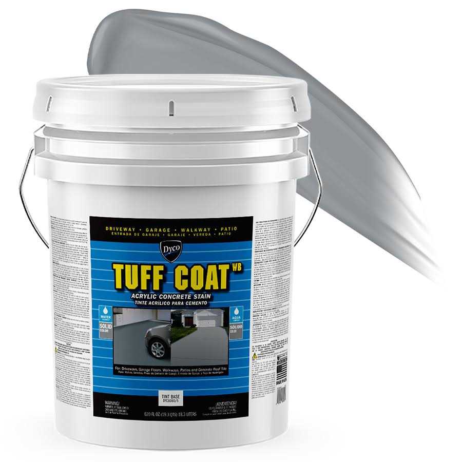 Dyco Tuff Coat Low Sheen Exterior Waterborne Acrylic Concrete Stain - Inhomebuy