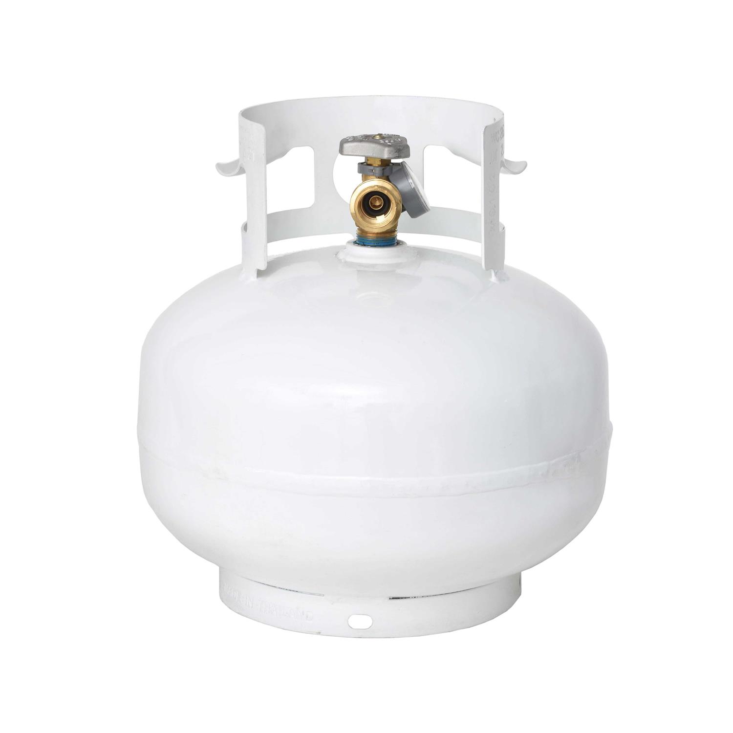 Flame King 100lb Horizontal & Vertical Propane Cylinder With Pol & Wheels - Inhomebuy