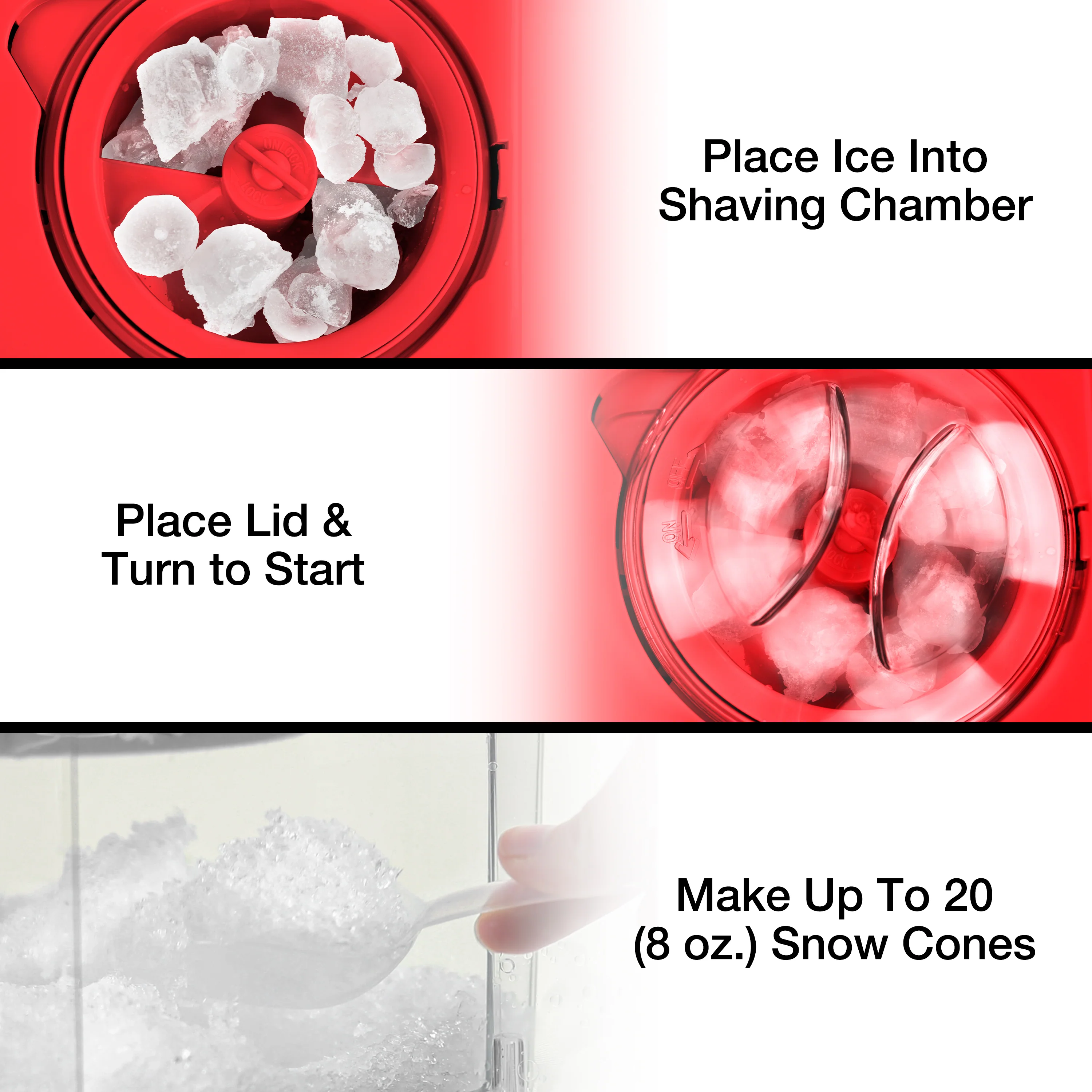 Coca-Cola® Countertop Snow Cone Maker - Inhomebuy