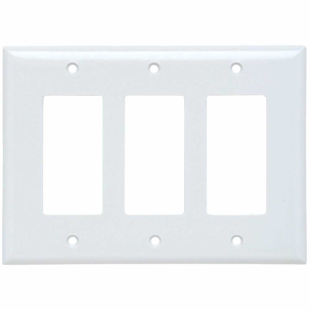 Pass & Seymour TPJ262W 2 Gang Jumbo Decorator Plate White - Inhomebuy