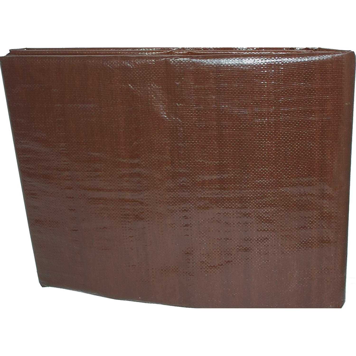 Onestock Black/Brown Reversible Tarp Heavy-Duty - Inhomebuy