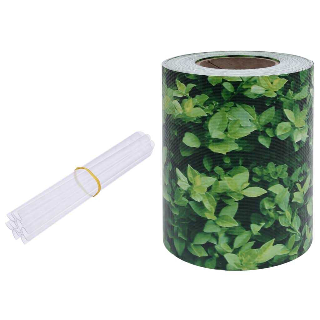 vidaXL Garden Privacy Screen PVC 114.8’x0.6′ Matte - Inhomebuy
