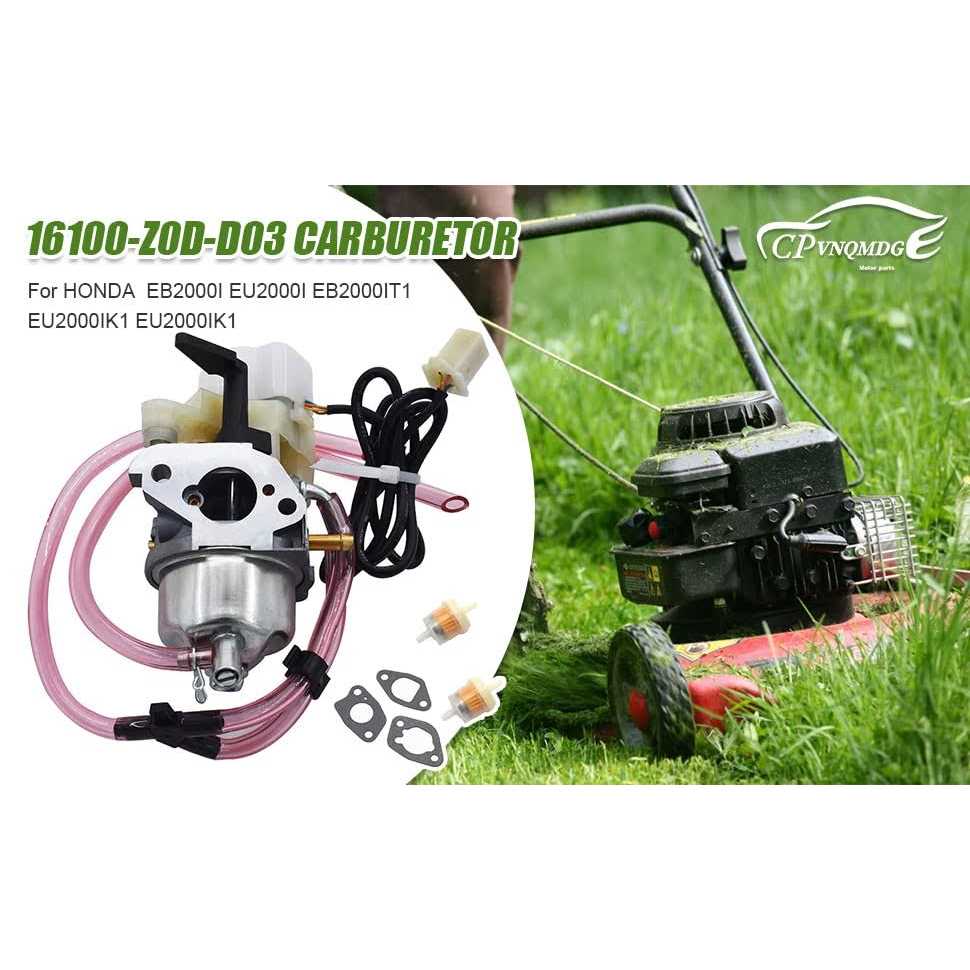 Eu2000i Carburetor for Honda Eb2000i Eu2000i Eb2000i Eu2000i Eb2000it1 Eu2000ik1 Eu2000ik1 16100-z0d-d03 16100-z0d-d01 Carb with Air Filter Spark - Inhomebuy