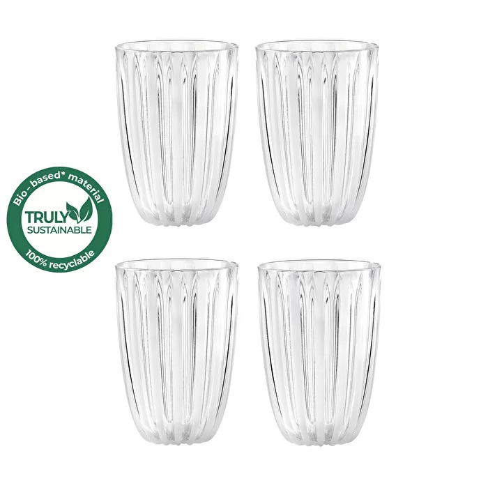 DolceVita Set of 4 Glasses Mother of pearl - Inhomebuy