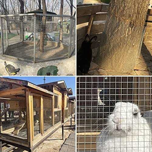 Seboss Hardware Cloth 1/2 inch 19 Gauge Hot Dip Galvanized After Welding - Inhomebuy