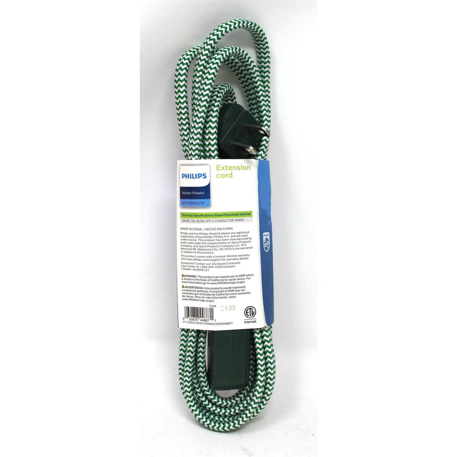 Philips Heavy-Duty Grounded 3-Outlet T-Tap Green - Inhomebuy