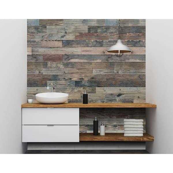 Ejoy 6 in x 0.8 in. Wood Solid Wall Cladding Siding Board - Inhomebuy