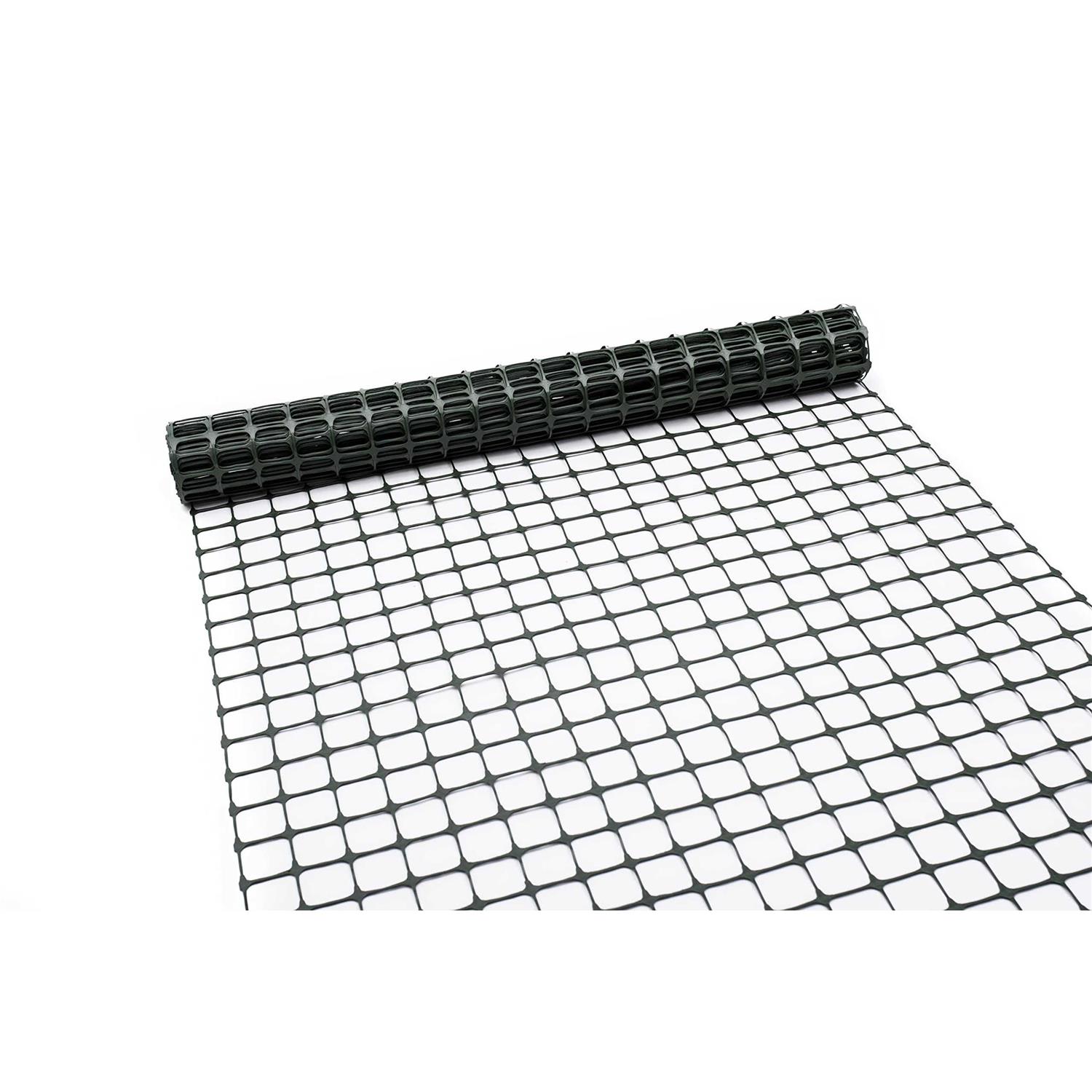 Tenax 7 ft. H x 100 ft. L Polyethylene Plant and Pond Fence Black - Inhomebuy