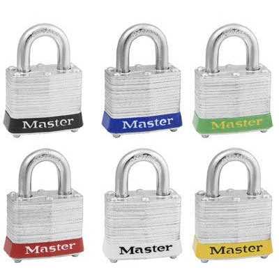 Master Lock 22D Wide Warded LAMINATED Padlock, 1.5 Inches, Steel - Inhomebuy