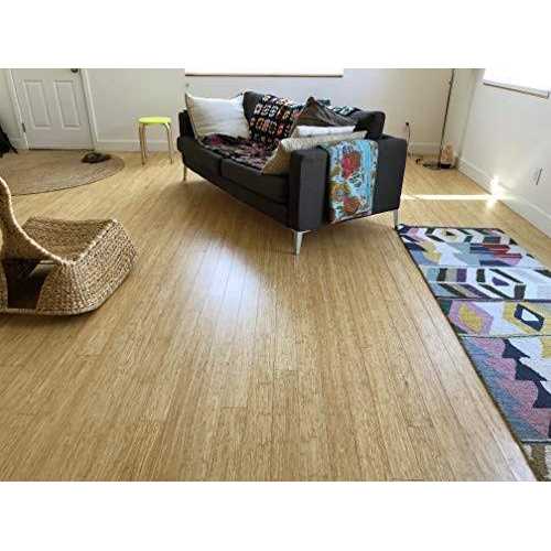 Natural Click-Lock 6ft Lengths Strand Bamboo Flooring - Inhomebuy