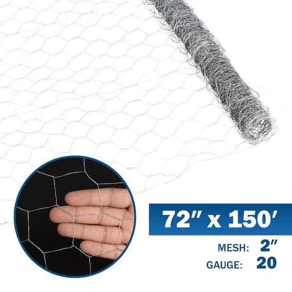 Fencer Wire 20-Gauge Poultry Netting with 2 in. Mesh - Inhomebuy