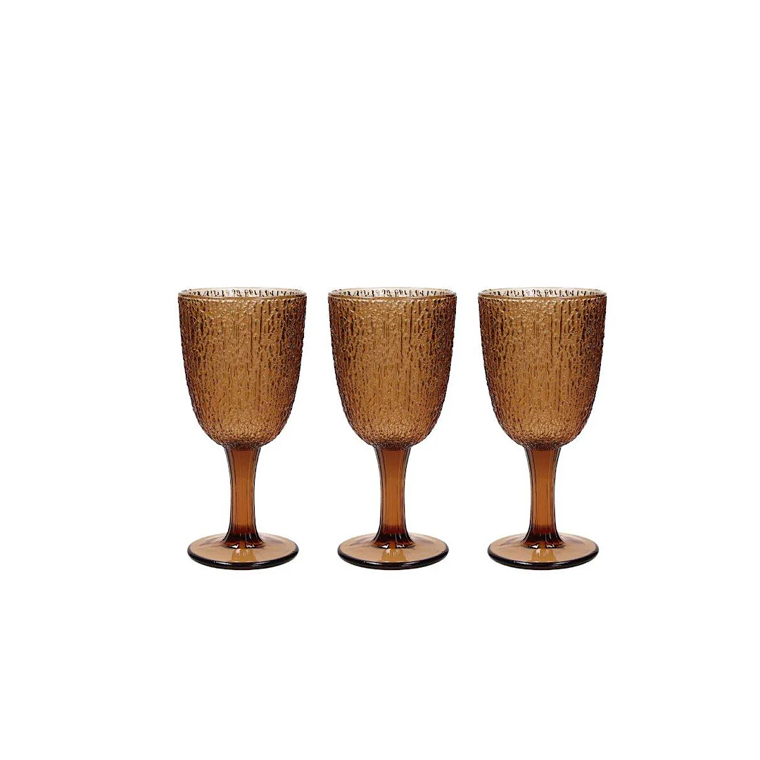 Davor - Set 3 glasses Ambra - Inhomebuy